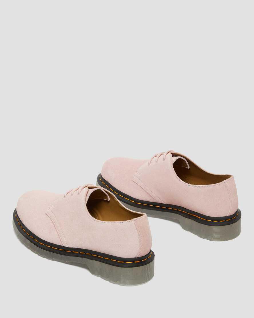 Dr Martens 1461 Iced Suede Oxfords Schuhe Herren Rosa | 467301-CSY