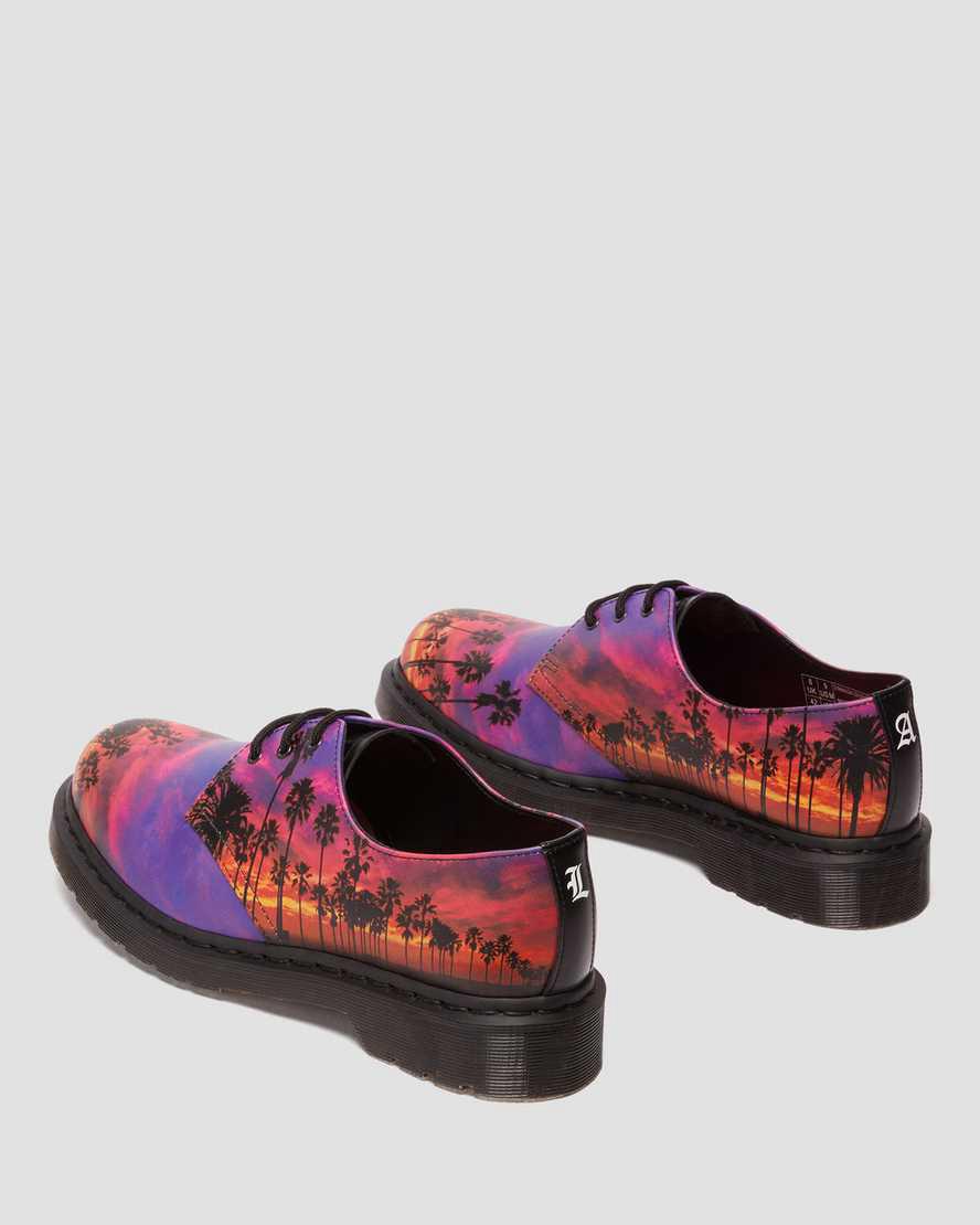 Dr Martens 1461 Los Angeles Leather Oxfords Schuhe Herren Mehrfarbig | 064215-BIF