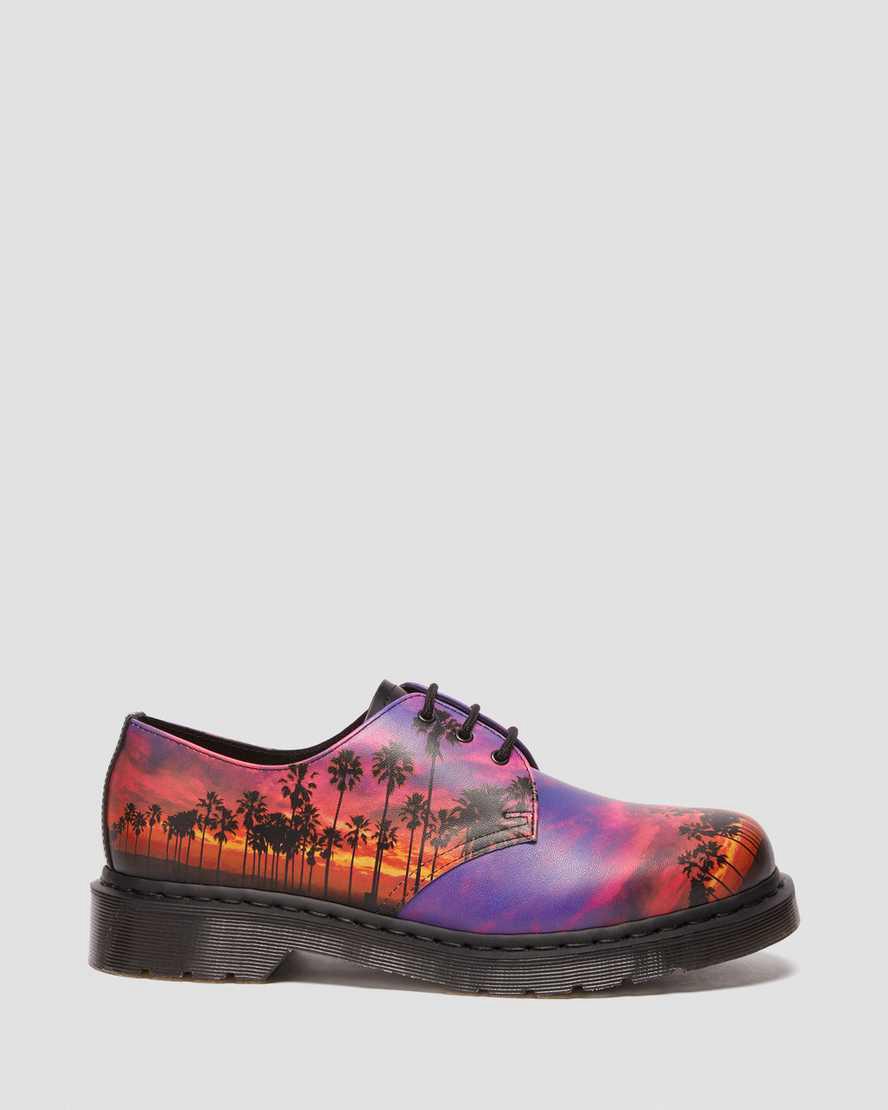 Dr Martens 1461 Los Angeles Leather Oxfords Schuhe Herren Mehrfarbig | 064215-BIF