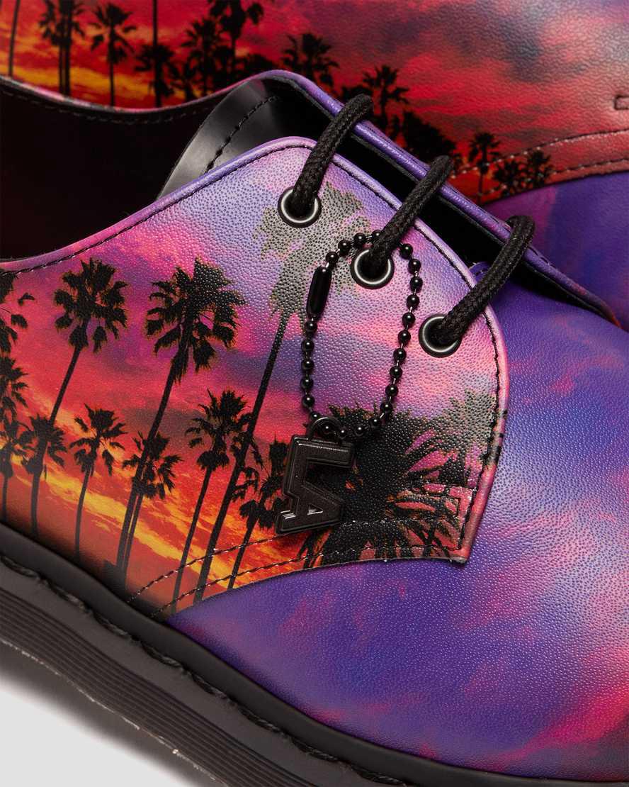 Dr Martens 1461 Los Angeles Leather Oxfords Schuhe Herren Mehrfarbig | 064215-BIF