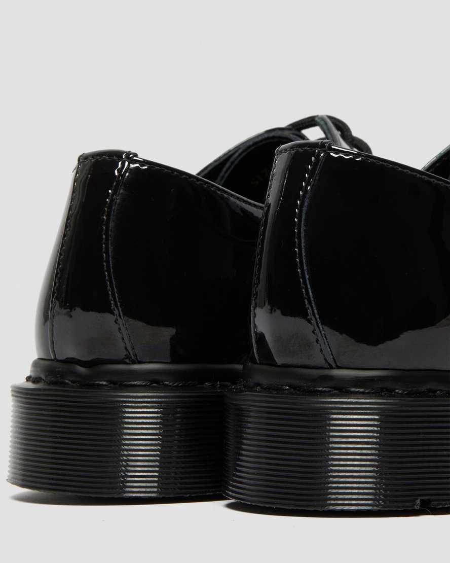 Dr Martens 1461 Made in England Mono Patent Leather Oxfords Schuhe Damen Schwarz | 704931-HZF