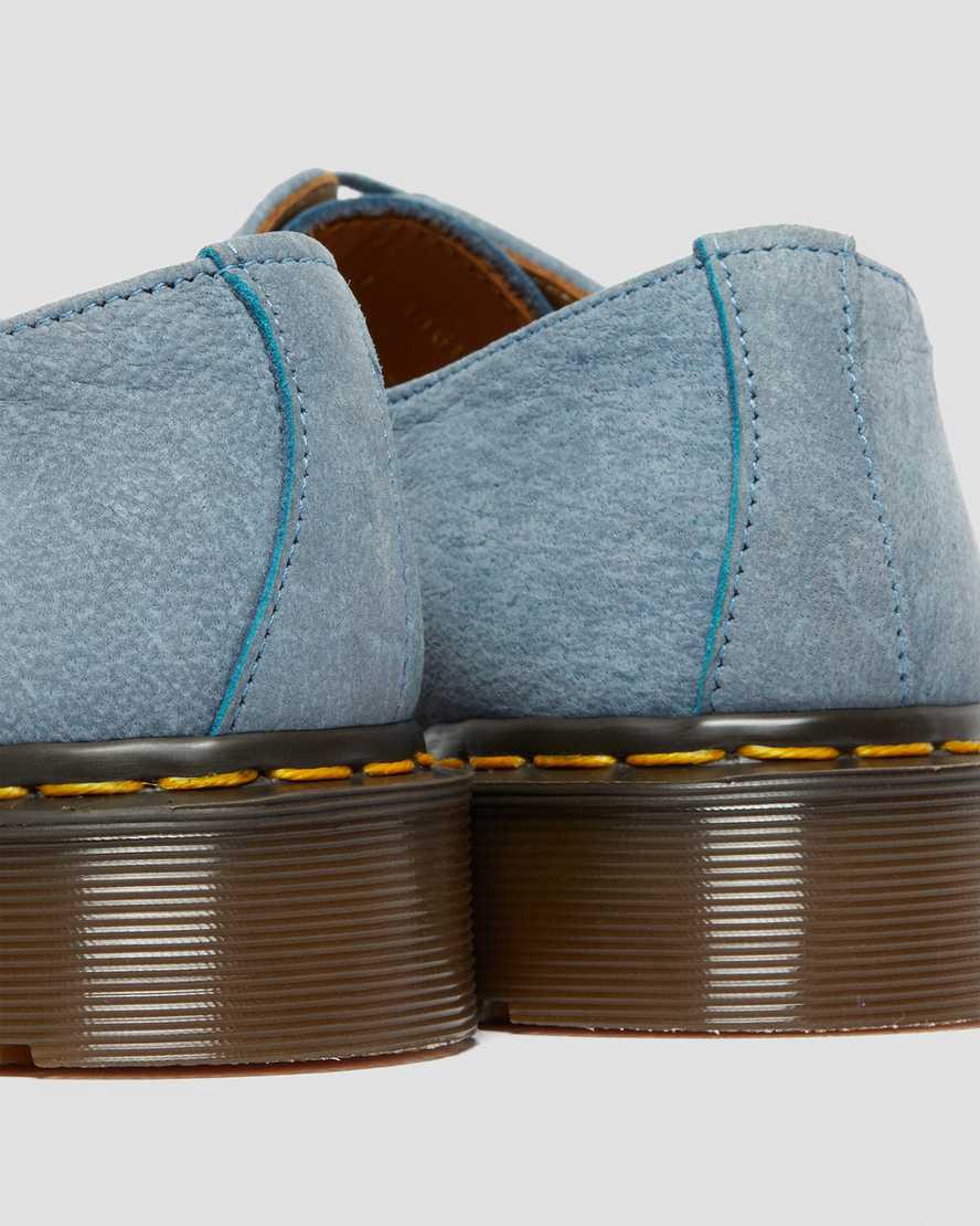 Dr Martens 1461 Made in England Nubuck Leather Oxfords Schuhe Herren Blau | 974602-FVK