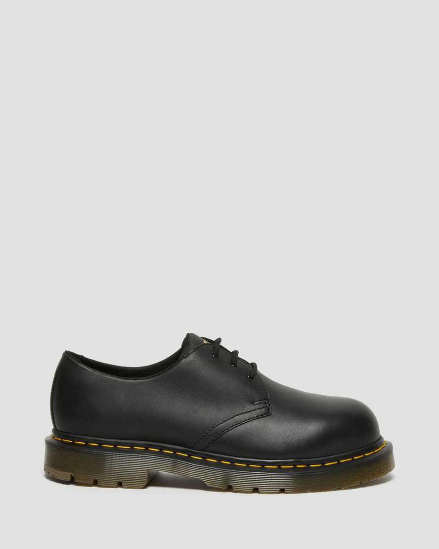 Dr Martens 1461 Slip Resistant Steel Toe Oxfords Schuhe Herren Schwarz | 539408-IMW
