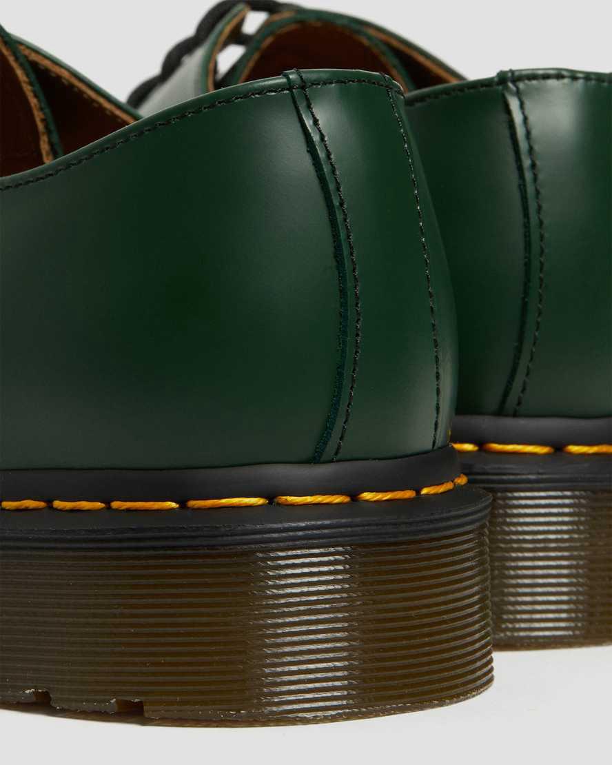 Dr Martens 1461 Smooth Leather Oxfords Schuhe Herren Grün | 238504-IHS