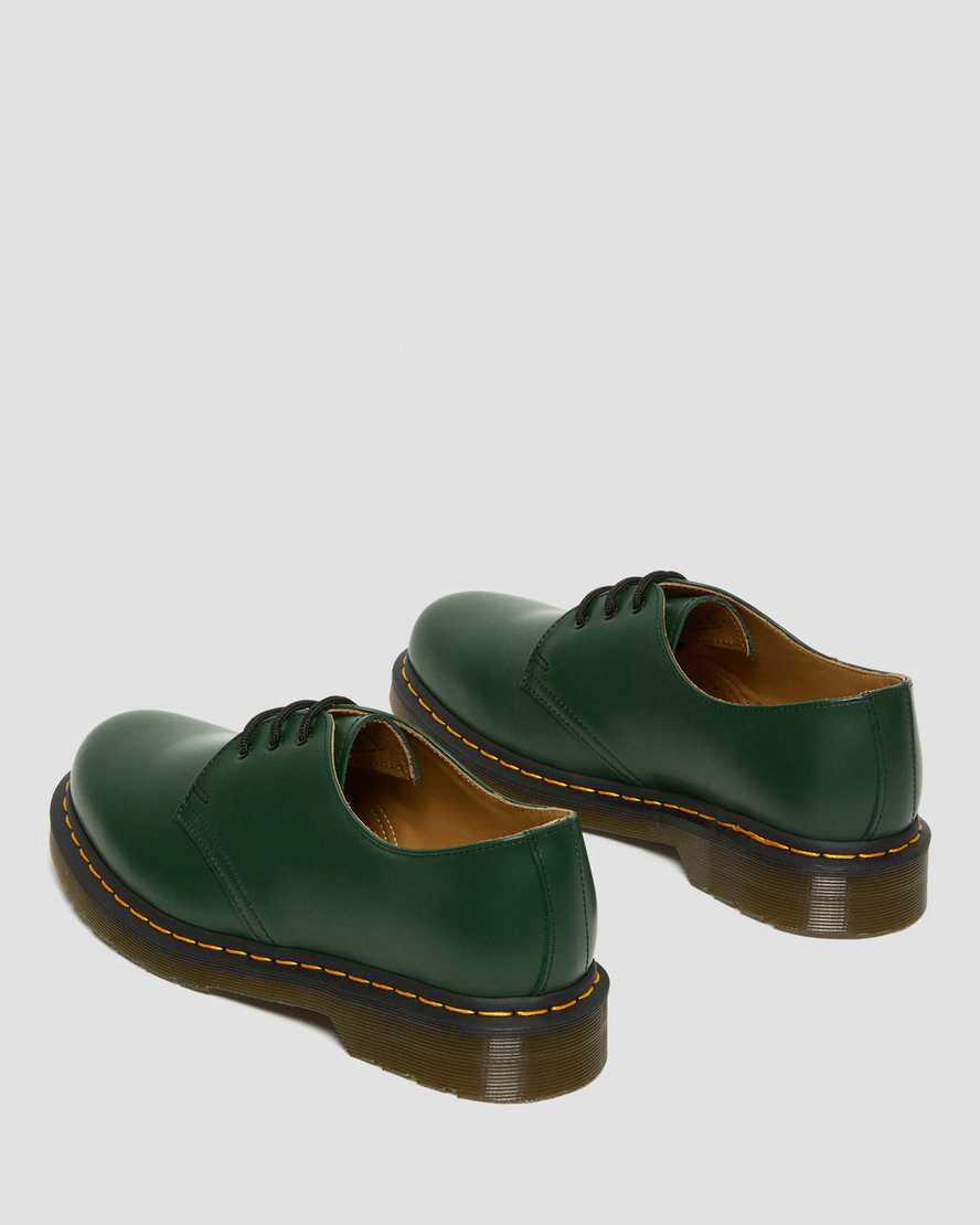 Dr Martens 1461 Smooth Leather Oxfords Schuhe Herren Grün | 238504-IHS