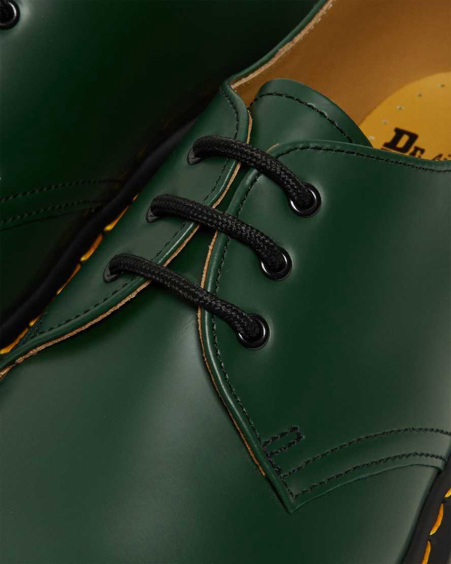 Dr Martens 1461 Smooth Leather Oxfords Schuhe Herren Grün | 238504-IHS
