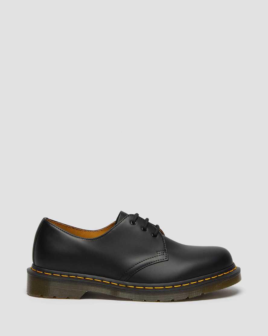 Dr Martens 1461 Smooth Leather Oxfords Schuhe Herren Schwarz | 638409-KQJ