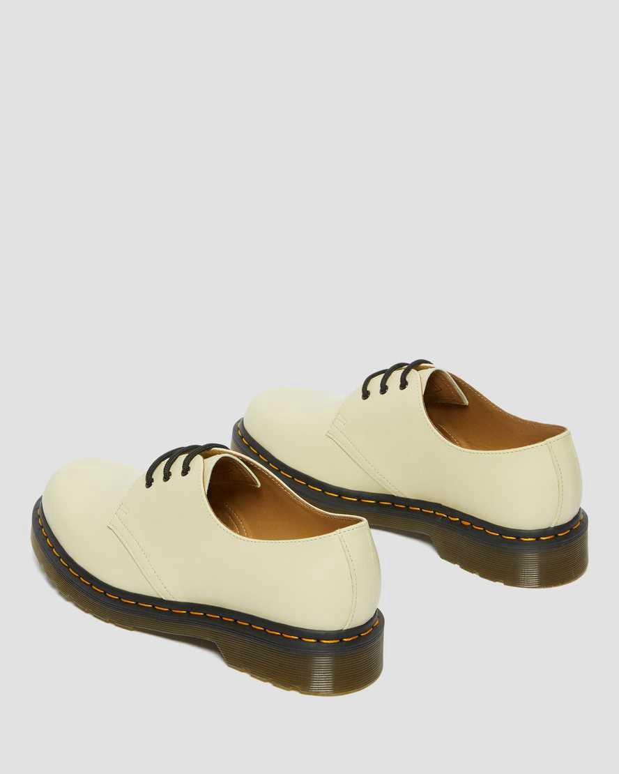 Dr Martens 1461 Smooth Leather Oxfords Schuhe Herren Braun Weiß | 823405-ZOM