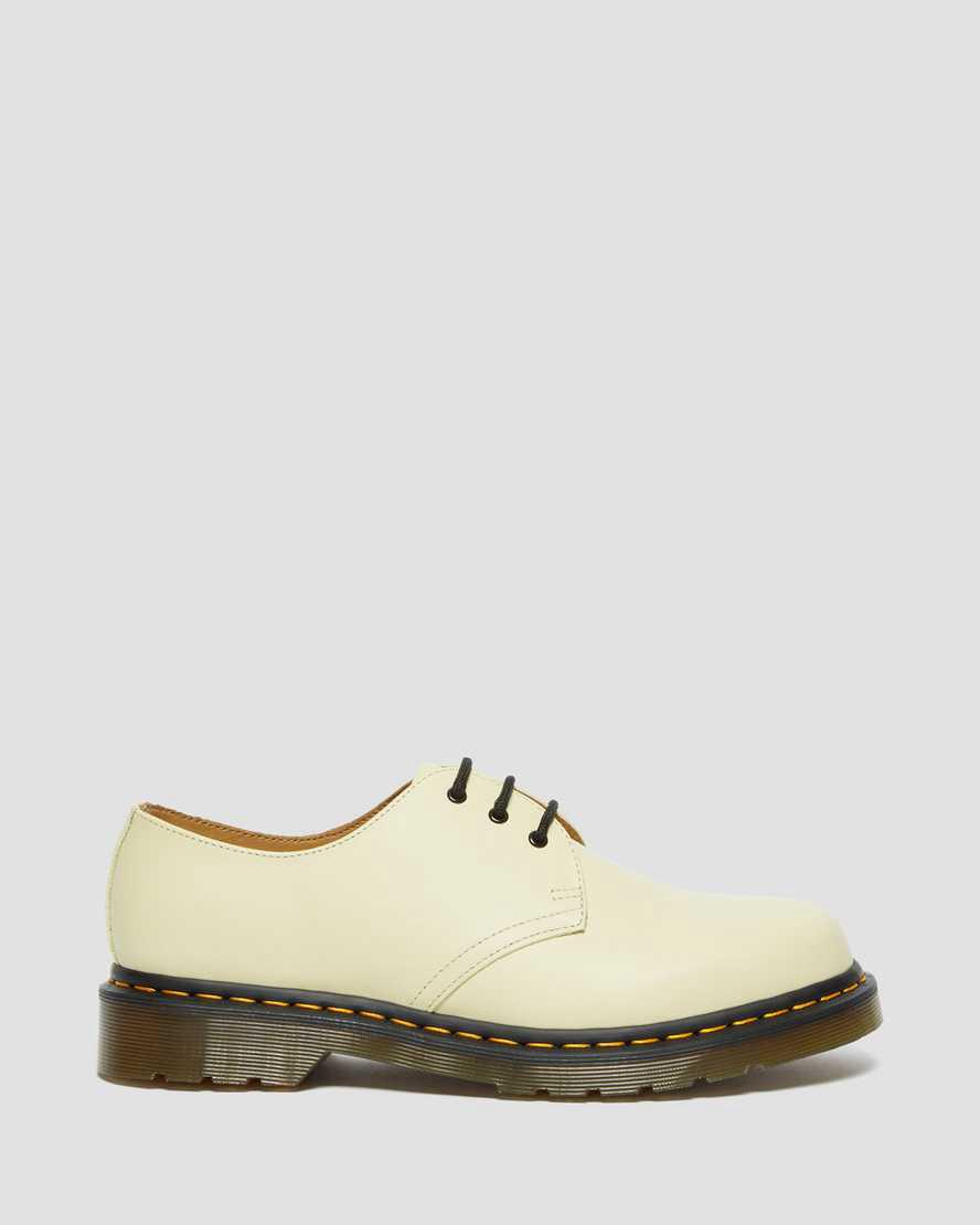 Dr Martens 1461 Smooth Leather Oxfords Schuhe Herren Braun Weiß | 823405-ZOM