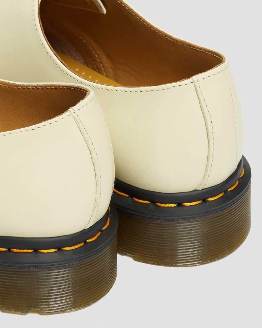 Dr Martens 1461 Smooth Leather Oxfords Schuhe Herren Braun Weiß | 823405-ZOM