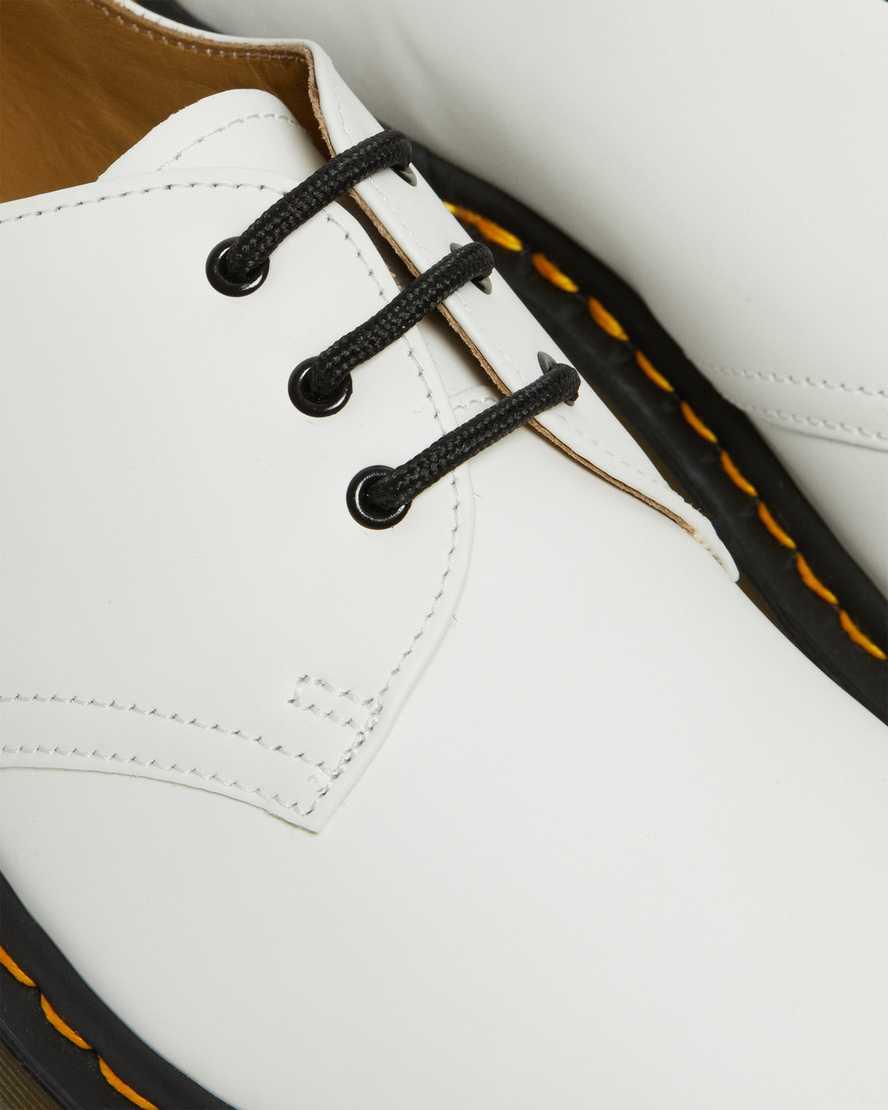 Dr Martens 1461 Smooth Leather Oxfords Schuhe Herren Weiß | 908163-ODK