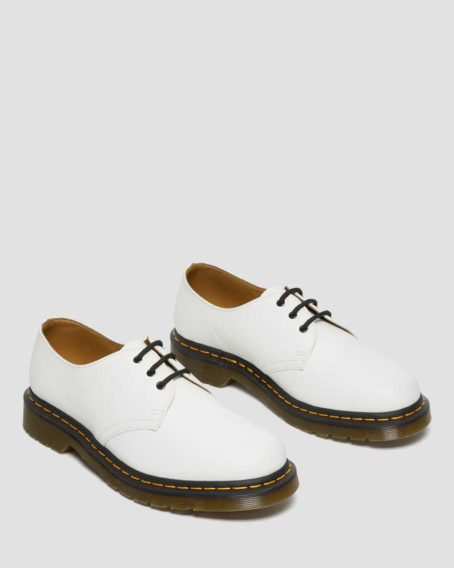 Dr Martens 1461 Smooth Leather Oxfords Schuhe Herren Weiß | 908163-ODK