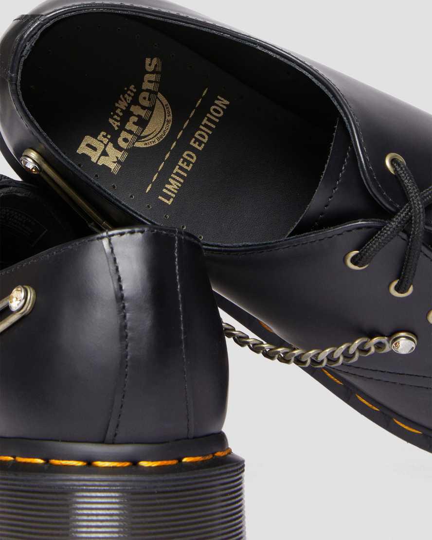 Dr Martens 1461 Swarovski Leather Oxfords Schuhe Damen Schwarz | 530692-PHO