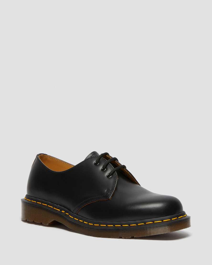 Dr Martens 1461 Vintage Made in England Oxfords Schuhe Herren Schwarz | 302197-NAU