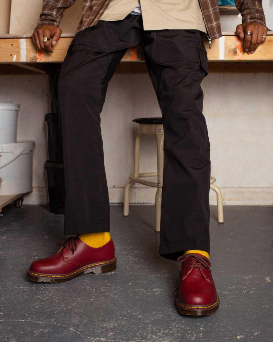 Dr Martens 1461 Vintage Made in England Oxfords Schuhe Damen Rot | 958612-TBG