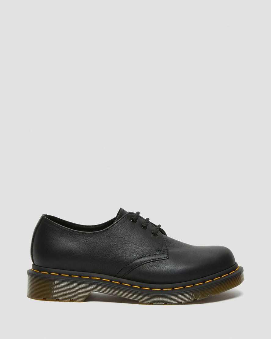Dr Martens 1461 Virginia Leather Oxfords Schuhe Damen Schwarz | 412350-XNW