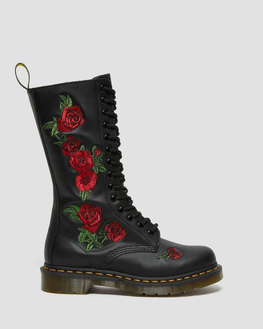 Dr Martens 1914 Vonda Leather Mid Calf Originals Boots Damen Schwarz | 182739-QTU