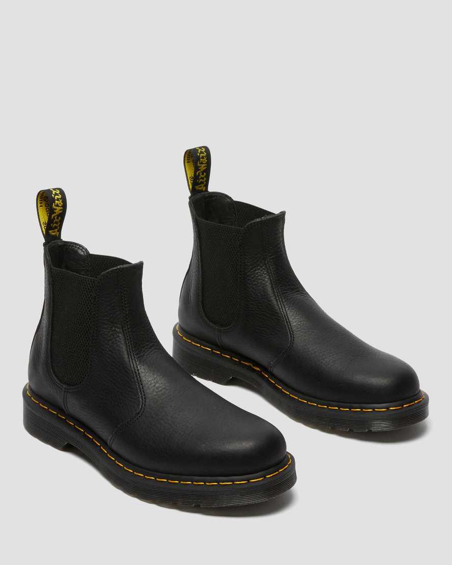 Dr Martens 2976 Ambassador Leather Chelsea Stiefeletten Damen Schwarz | 937186-AUG