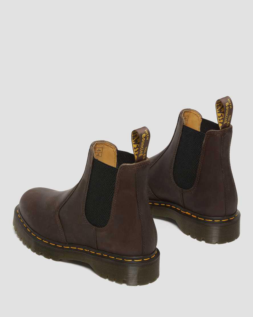 Dr Martens 2976 Bex Crazy Horse Chelsea Stiefeletten Herren Dunkelbraun | 214057-NUP
