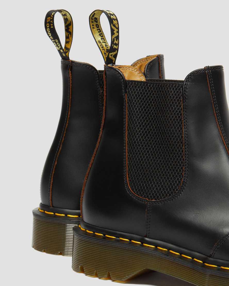 Dr Martens 2976 Bex Made in England Toe Cap Chelsea Originals Boots Herren Schwarz | 625749-NCR