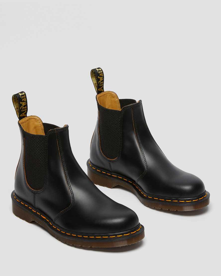 Dr Martens 2976 Vintage Made In England Chelsea Originals Boots Herren Schwarz | 754120-ZHY