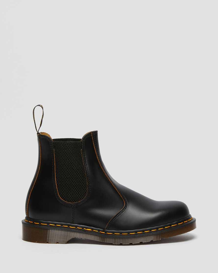 Dr Martens 2976 Vintage Made In England Chelsea Originals Boots Herren Schwarz | 754120-ZHY