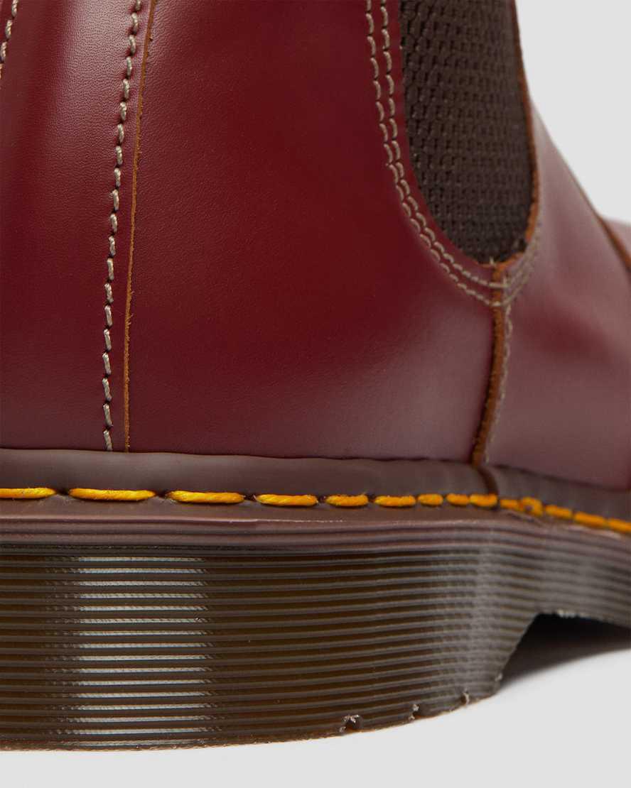 Dr Martens 2976 Vintage Made In England Chelsea Stiefel Herren Rot | 872041-PTS
