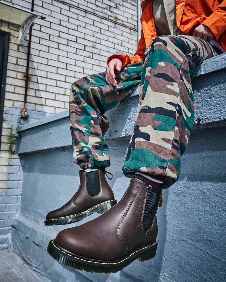 Dr Martens 2976 Warmwair Leather Chelsea Stiefeletten Damen Dunkelbraun | 379160-STN