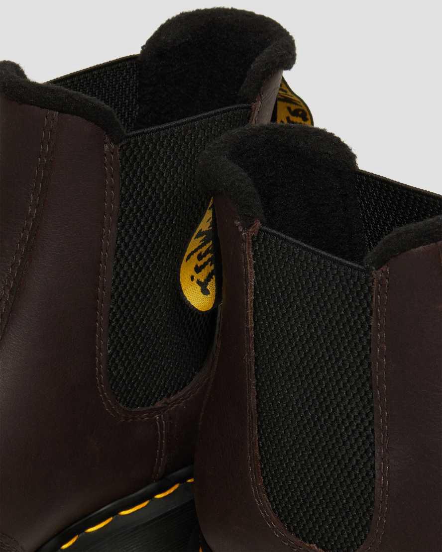 Dr Martens 2976 Warmwair Leather Chelsea Winterstiefel Herren Dunkelbraun | 489305-YZO