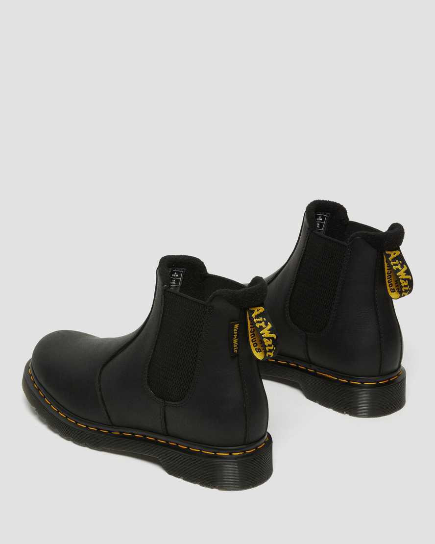Dr Martens 2976 Warmwair Leather Chelsea Stiefeletten Damen Schwarz | 926081-AYL