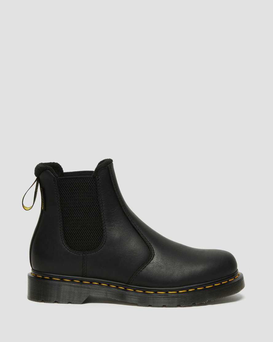 Dr Martens 2976 Warmwair Leather Chelsea Stiefeletten Damen Schwarz | 926081-AYL