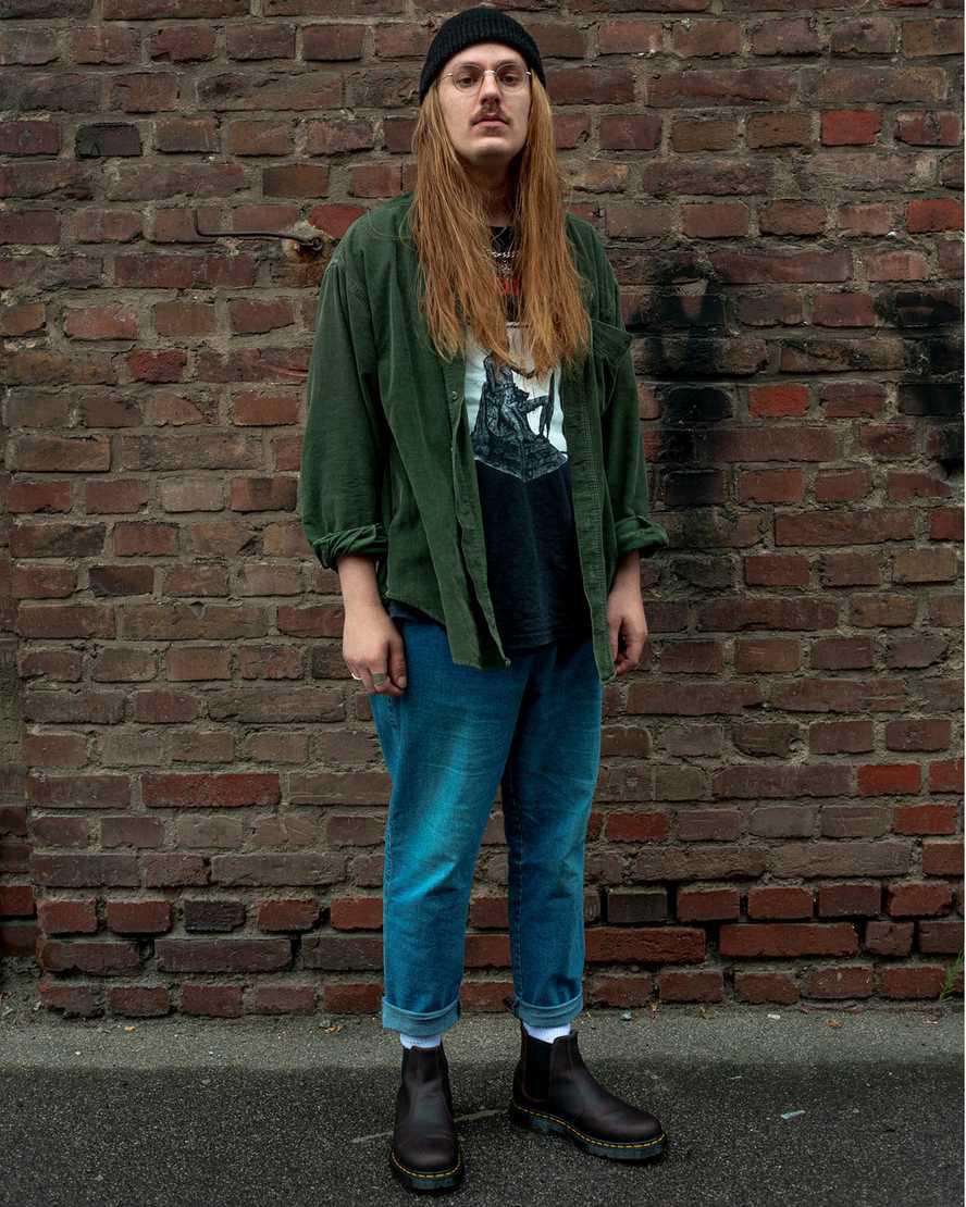 Dr Martens 2976 Wintergrip Chelsea Stiefel Damen Braun | 074196-JMU