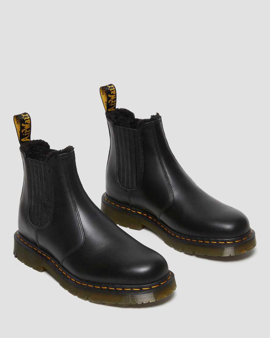 Dr Martens 2976 Wintergrip Leather Chelsea Winterstiefel Herren Schwarz | 581204-EWF