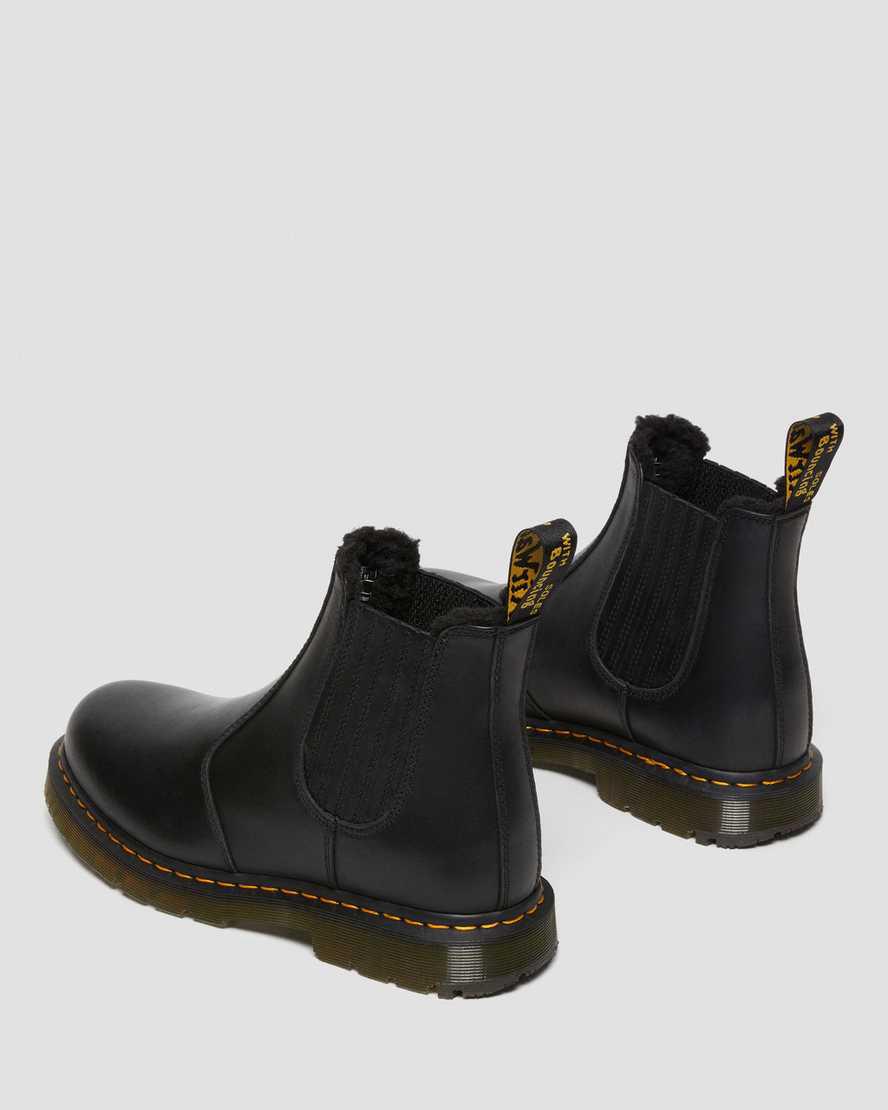 Dr Martens 2976 Wintergrip Leather Chelsea Winterstiefel Herren Schwarz | 581204-EWF