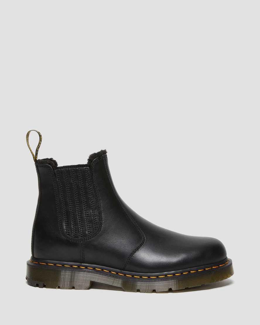 Dr Martens 2976 Wintergrip Leather Chelsea Winterstiefel Herren Schwarz | 581204-EWF