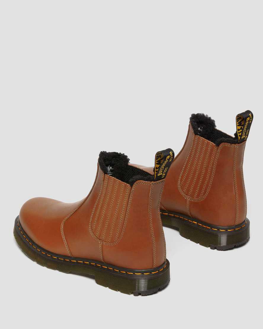 Dr Martens 2976 Wintergrip Leather Chelsea Winterstiefel Herren Braun | 861472-EVG