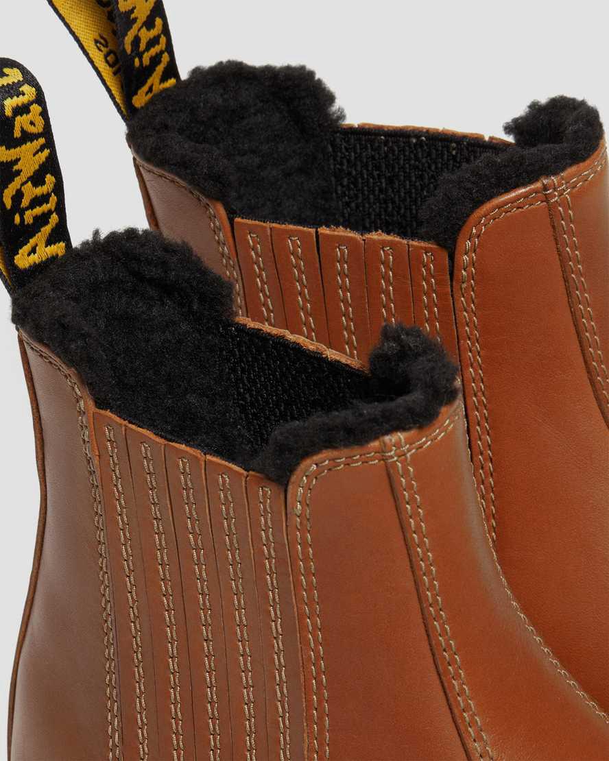 Dr Martens 2976 Wintergrip Leather Chelsea Winterstiefel Herren Braun | 861472-EVG
