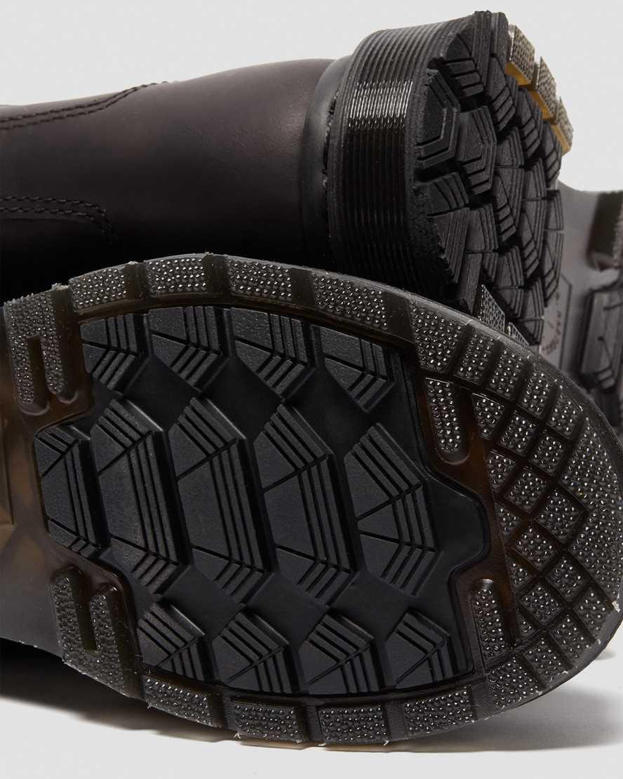Dr Martens 2976 Wintergrip Zip Chelsea Stiefeletten Damen Schwarz | 043198-QOK