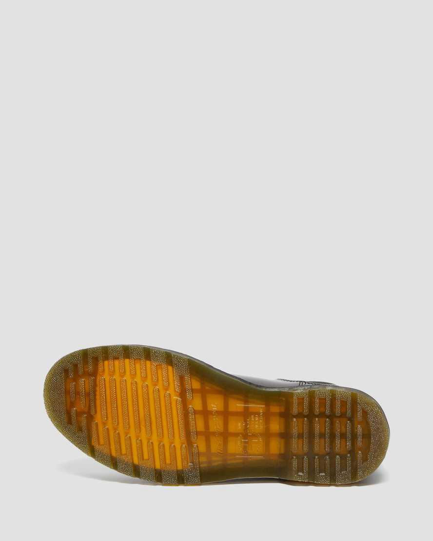 Dr Martens 2976 Yellow Stitch Smooth Leather Chelsea Stiefeletten Herren Bordeaux | 415830-YJD