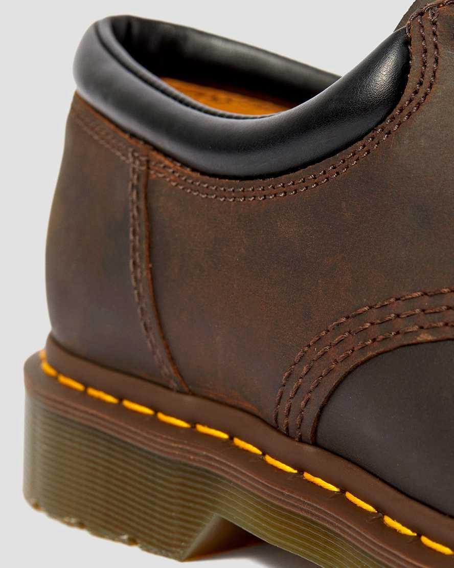 Dr Martens 8053 Crazy Horse Leather Casual Oxfords Schuhe Damen Braun | 583716-TMS