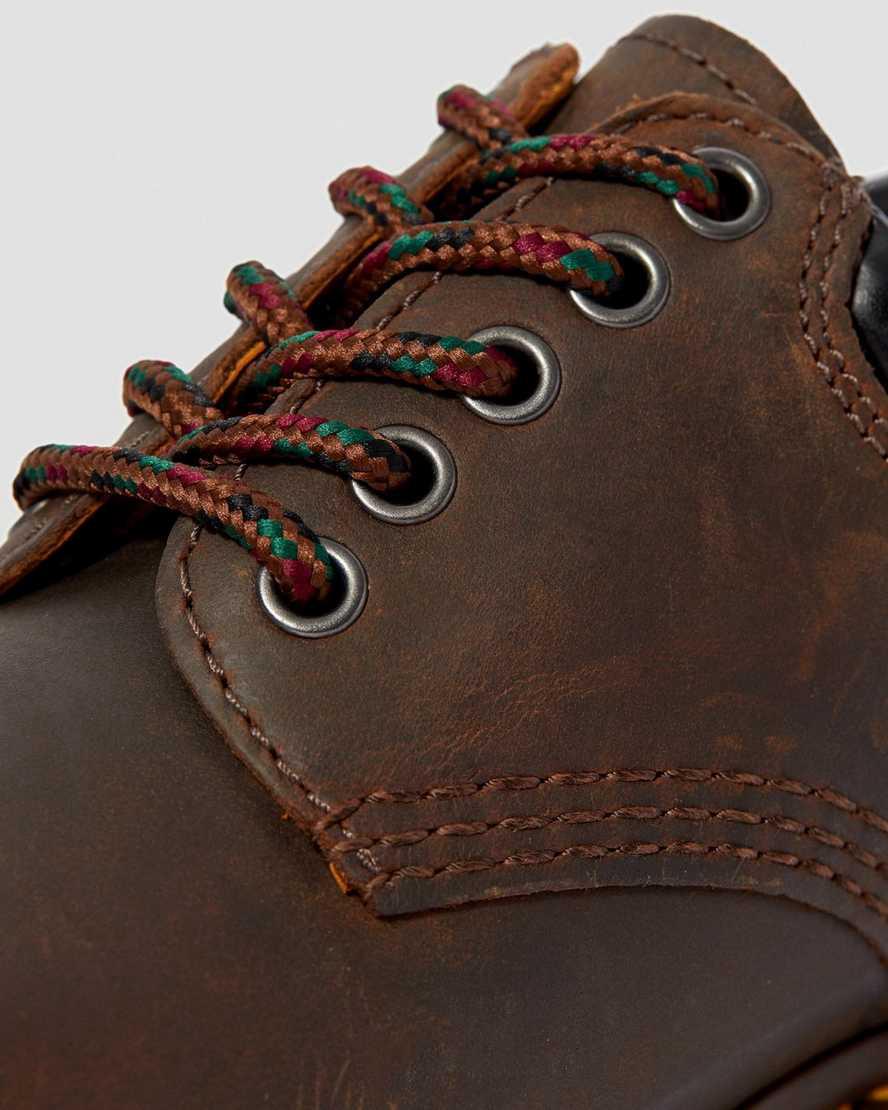 Dr Martens 8053 Crazy Horse Leather Casual Oxfords Schuhe Damen Braun | 583716-TMS