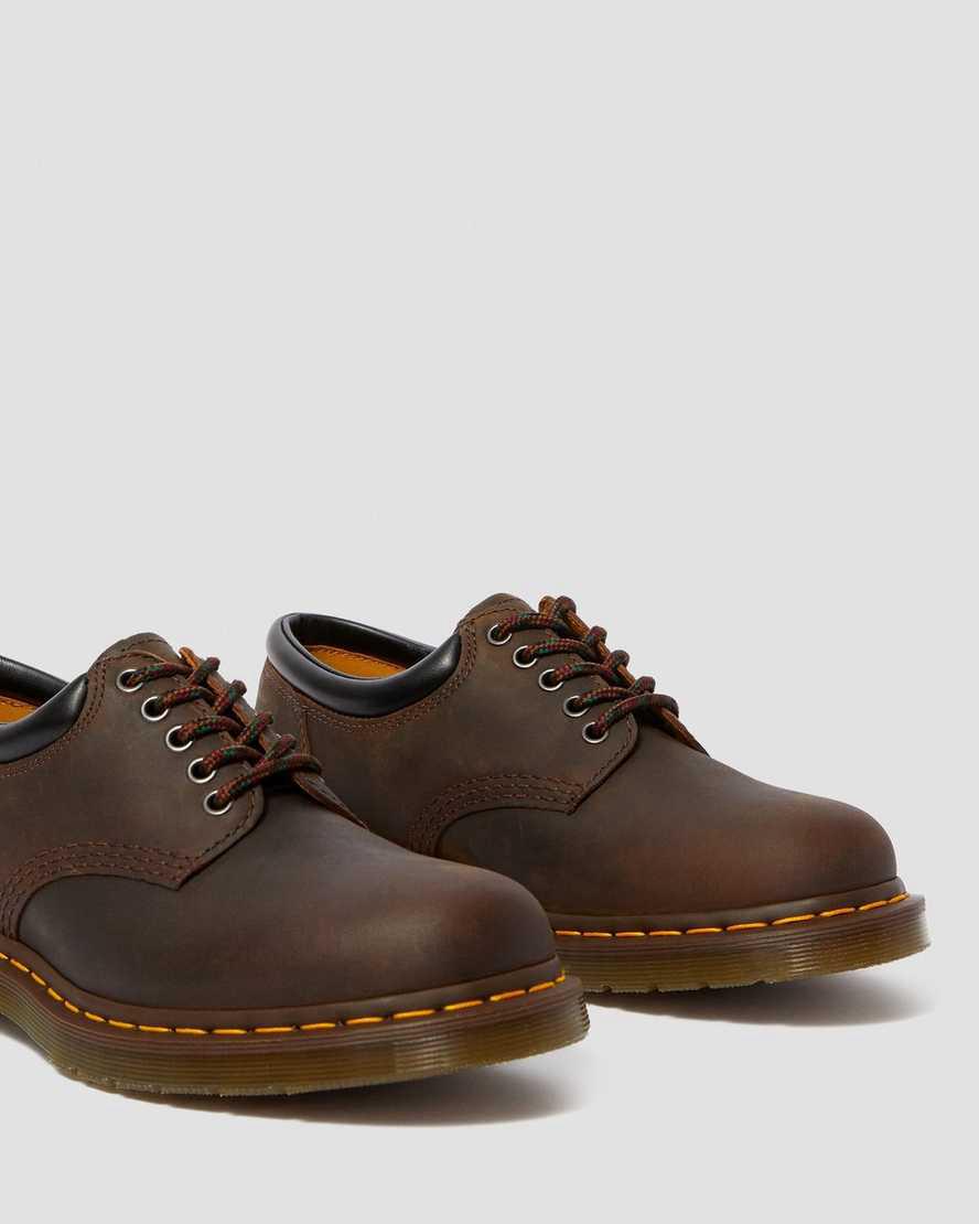 Dr Martens 8053 Crazy Horse Leather Casual Oxfords Schuhe Herren Braun | 682049-NJX
