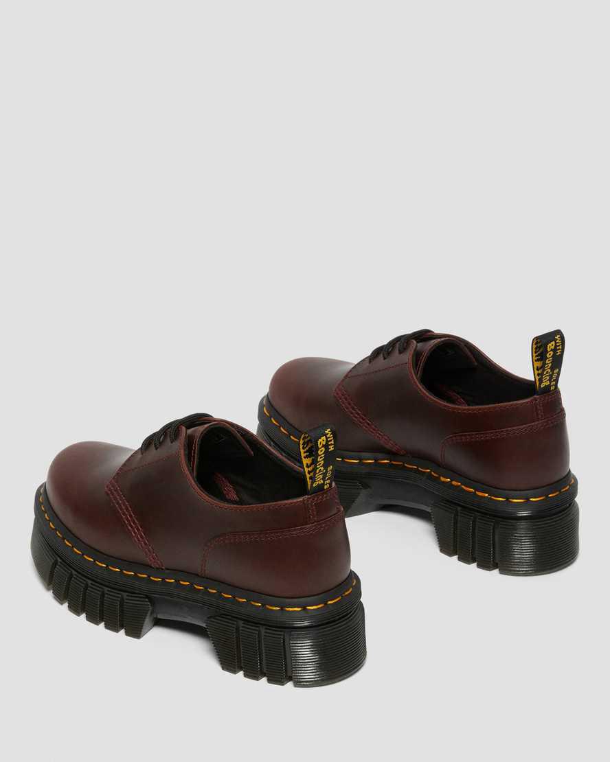 Dr Martens Audrick Brando Leather Platform Oxfords Schuhe Herren Braun | 159376-KJR