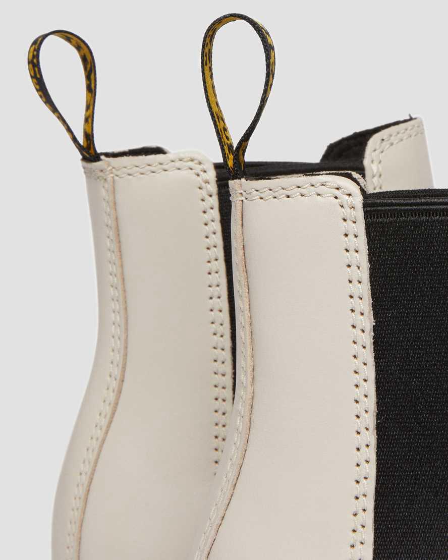 Dr Martens Audrick Nappa Leather Chelsea Plateau Stiefel Herren Grau | 871523-JPU