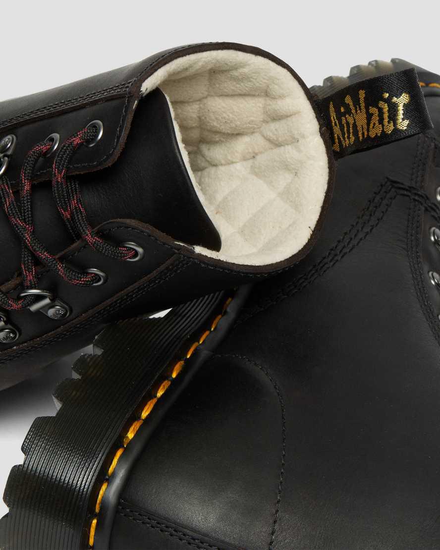 Dr Martens Barton Made in England Classic Oil Leather Stiefeletten Herren Schwarz | 709651-GHO