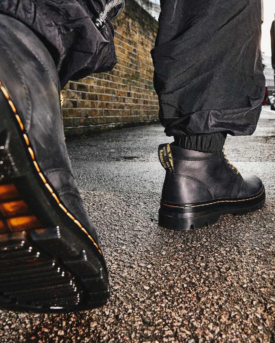 Dr Martens Bonny Leather Freizeitstiefel Herren Schwarz | 829713-BAW