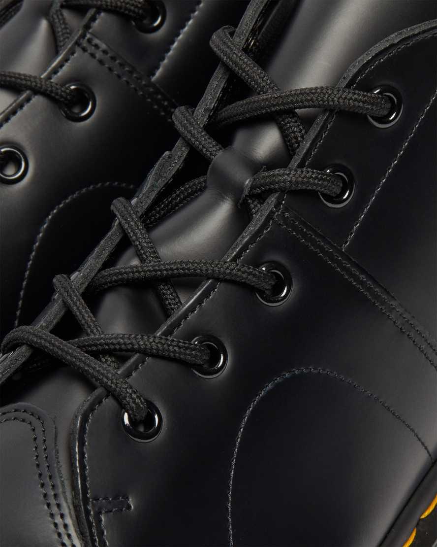 Dr Martens Church Smooth Leather Monkey Originals Boots Damen Schwarz | 523960-BHG