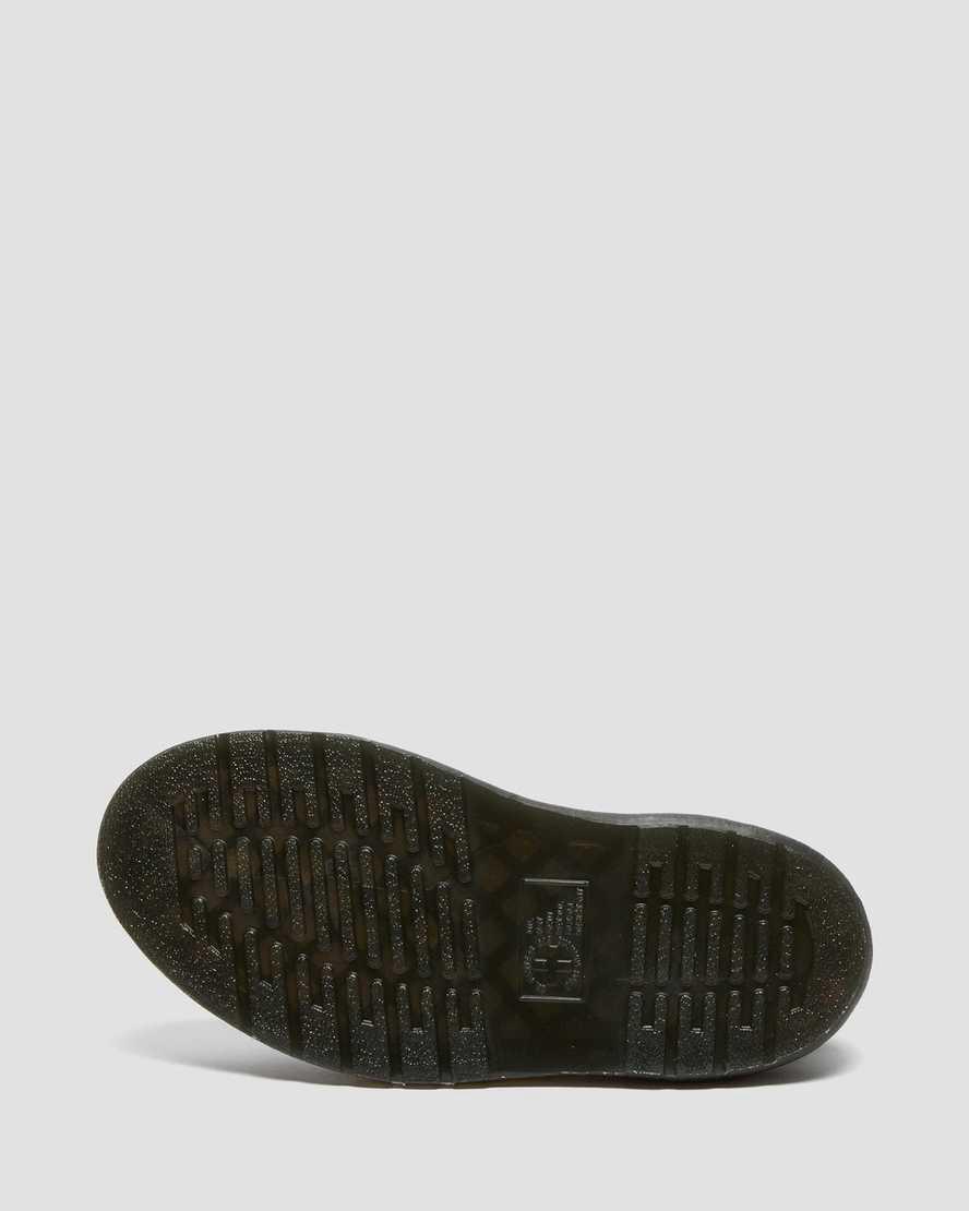 Dr Martens Clarissa II Leather Plateau Sandalen Damen Schwarz | 695821-EQZ