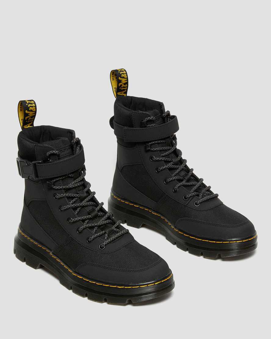Dr Martens Combs Tech Extra Tough Poly Stiefeletten Herren Schwarz | 843570-SED