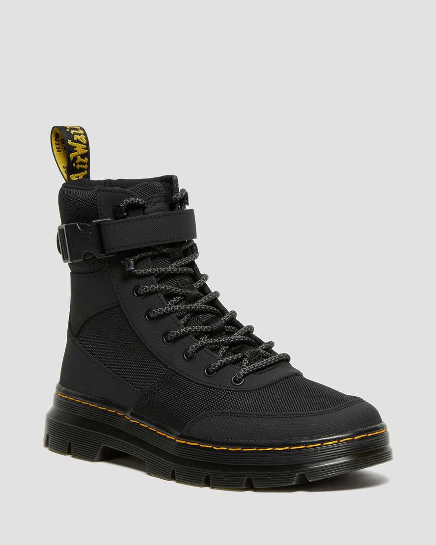 Dr Martens Combs Tech Extra Tough Poly Stiefeletten Herren Schwarz | 843570-SED